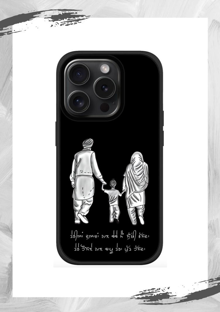 Bebe Baapu iPhone case