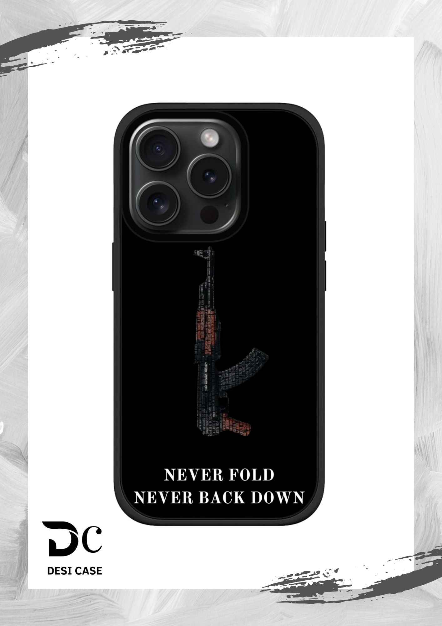 NEVER FOLD NEVER BACKDOWN