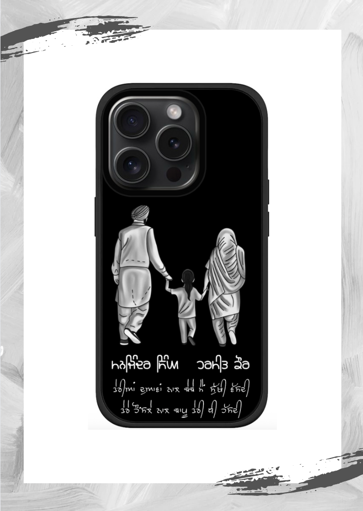 Bebe Baapu iPhone case girl