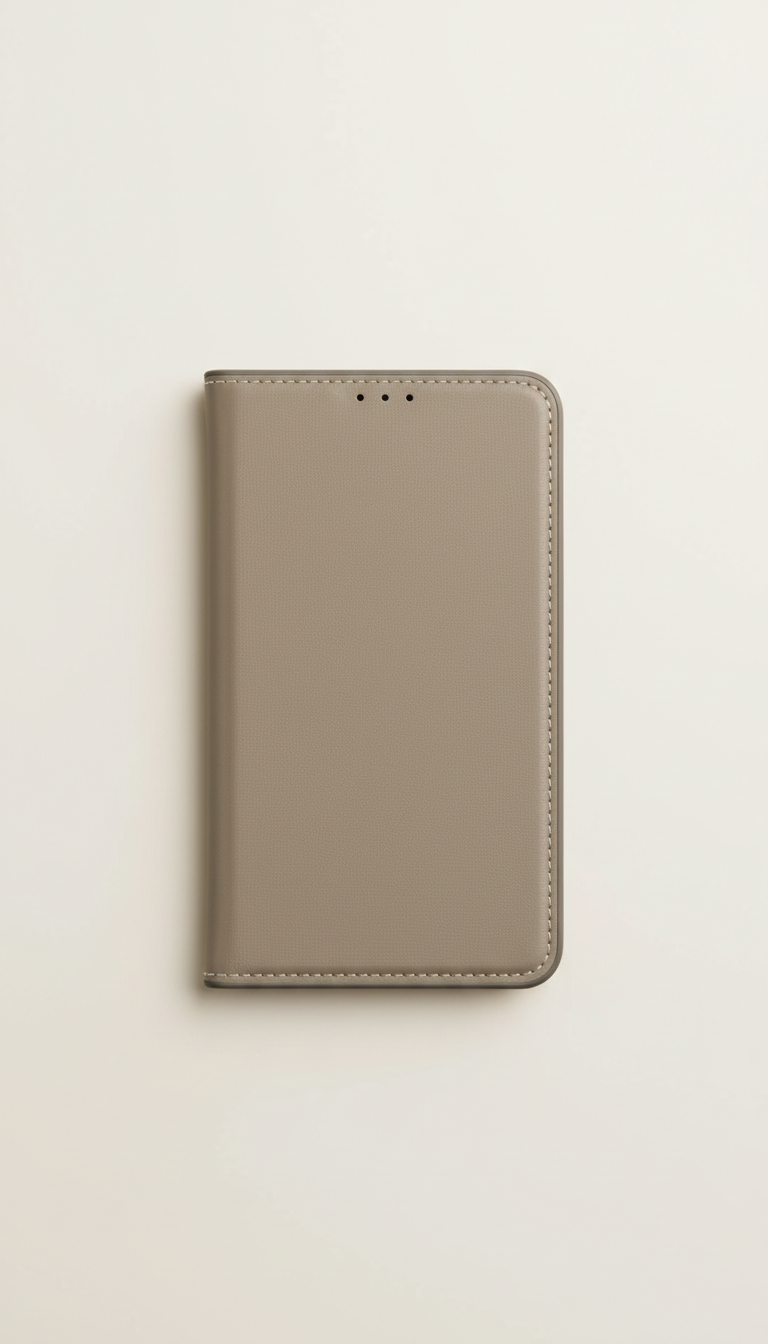 Brushed Taupe Folio iPhone Case