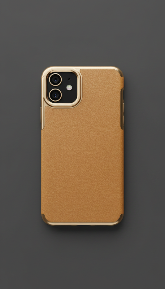 Gilded Tan Leather Accent Case