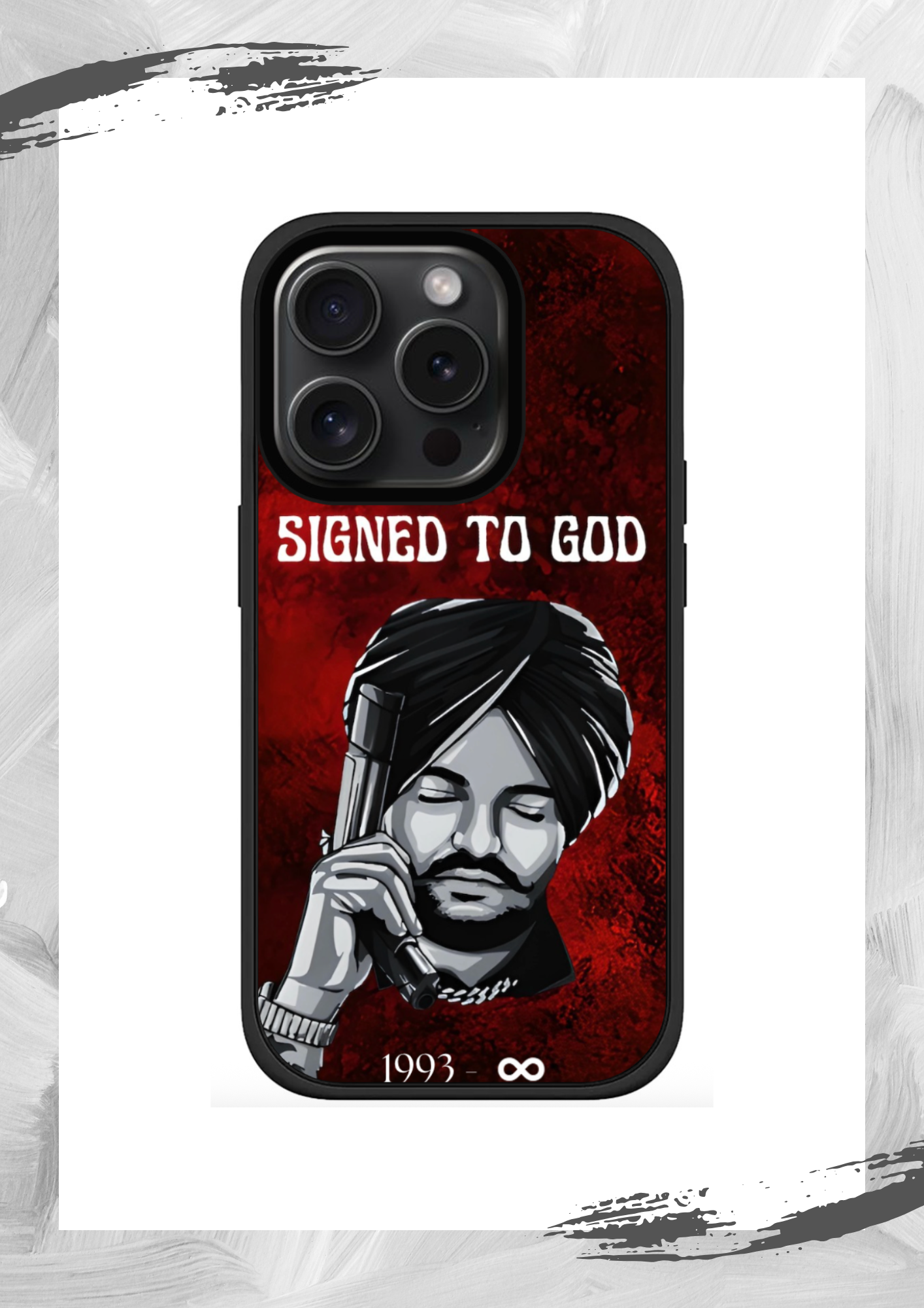Sidhu Moosewala iPhone case